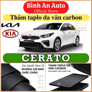 Thảm taplo KIA CERATO 2013-2022 da vân carbon cao cấp chống nóng ô tô hiệu quả