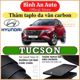 Thảm taplo HYUNDAI TUCSON 2018-2022 da vân carbon 3 lớp chống nóng cho xe ô tô - Bình An Auto