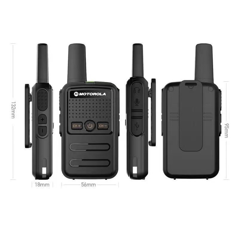 Motorola Mini Walkie Talkie Chất lượng cao 23800mAH Chế độ chờ siêu dài 20 ngày