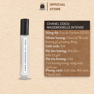 [CHÍNH HÃNG] Nước Hoa Nữ Mẫu Thử Chiết Mini Chanel Coco Mademoiselle Intense EDP Chiết 10ml