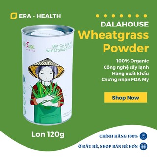 Lon Bột Cỏ Lúa Mì Dalahouse Hữu Cơ Hộp 120g