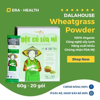 Bột Cỏ Lúa Mì Dalahouse Hữu Cơ Hộp 60g