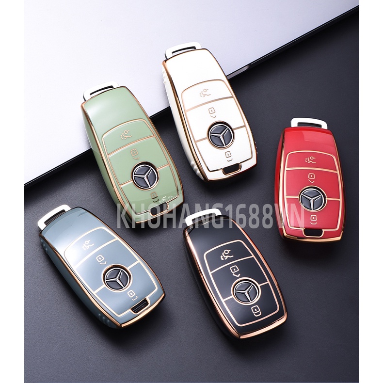 Ốp chìa khoá TPU sang trọng dành cho xe Mercedes C260L E300 GLC300L E260 E360 A200...