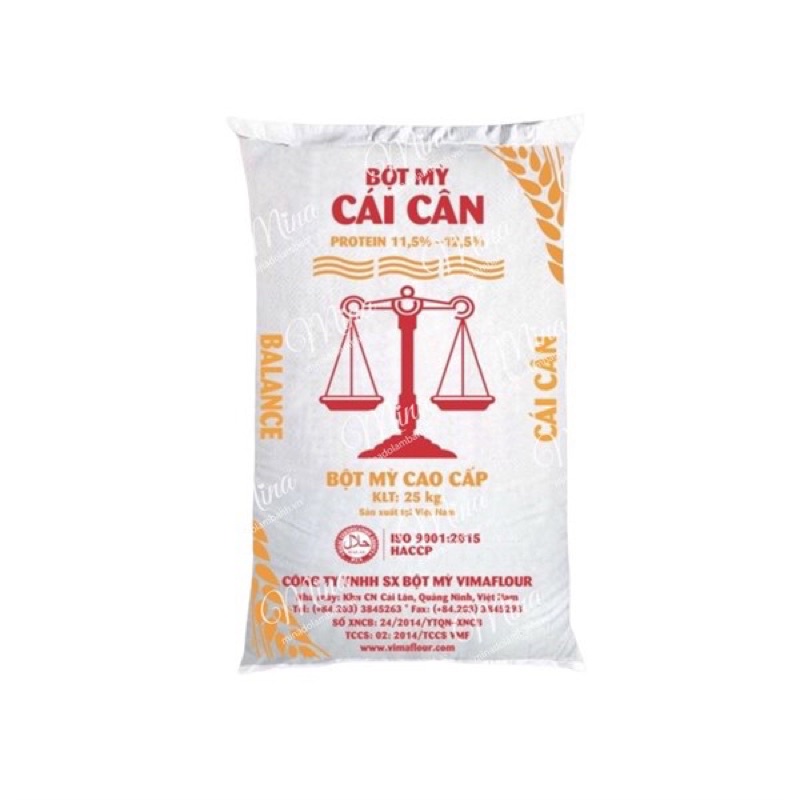 Bột mì Cái Cân, bột mì làm bánh mì 1kg