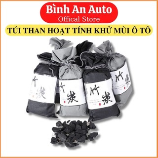 Túi than hoạt tính khử mùi ô tô bamboo, than hoạt tính khử mùi - khử âm mốc