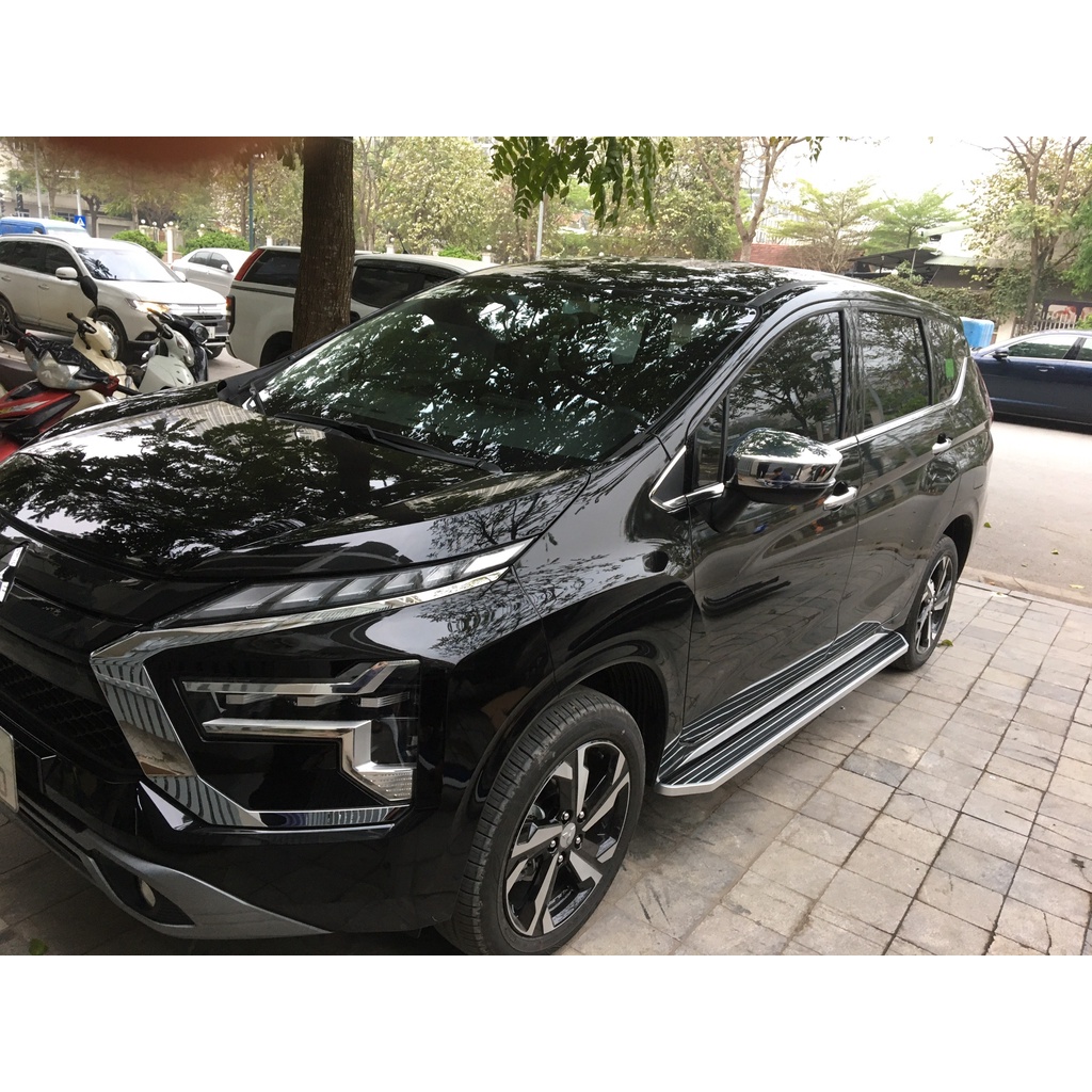 Bậc lên xuống, bệ bước chân ô tô Xpander . Mẫu nhôm đúc cao cấp  MH