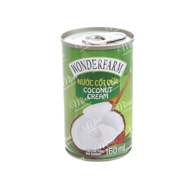 Nước cốt dừa Wonderfarm 160ml