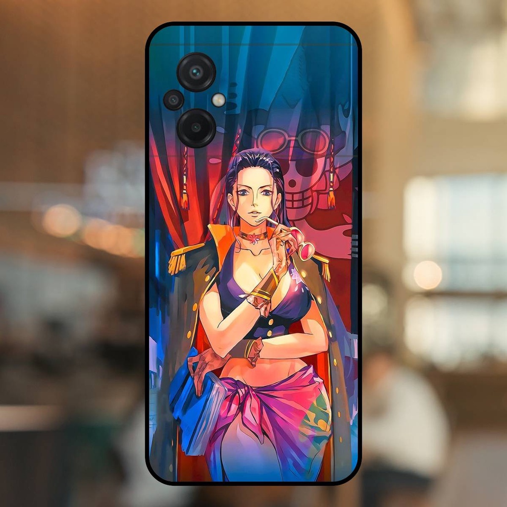 Ốp lưng điện thoại Poco M5 viền đen Nico Robin One Piece Đảo Hải Tặc
