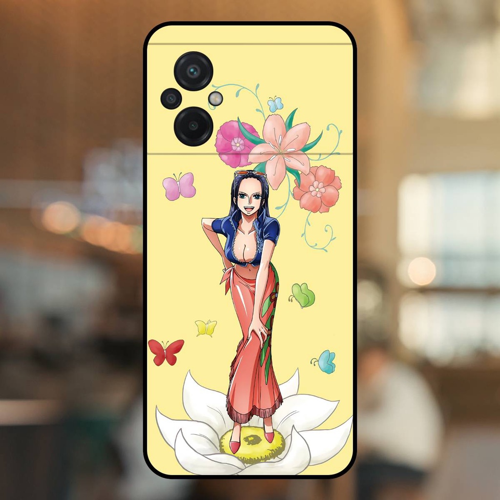 Ốp lưng điện thoại Poco M5 viền đen Nico Robin One Piece Đảo Hải Tặc