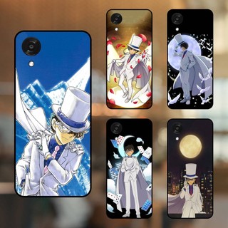 Ốp lưng điện thoại Oppo A17K viền đen Kaito Kid Conan Magic Kaito