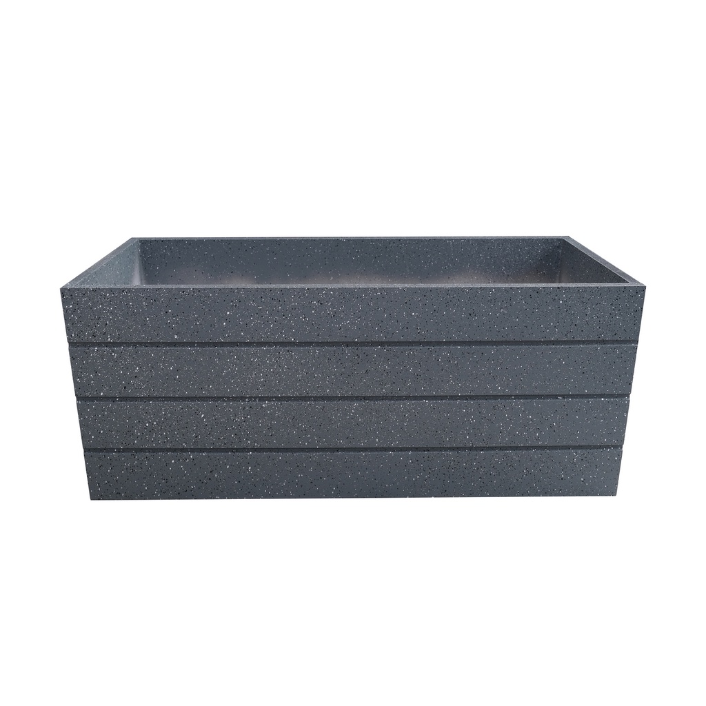 Chậu composite sọc giả đá 60x25x25 Home Việt