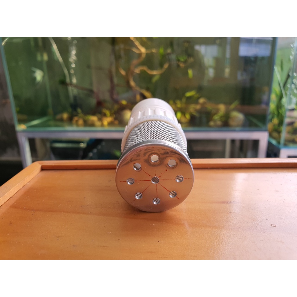 Đầu hút đáy bằng inox phi 16/20/25/32mm - Ngăn hút cá tép con vào máy lọc hồ thủy sinh