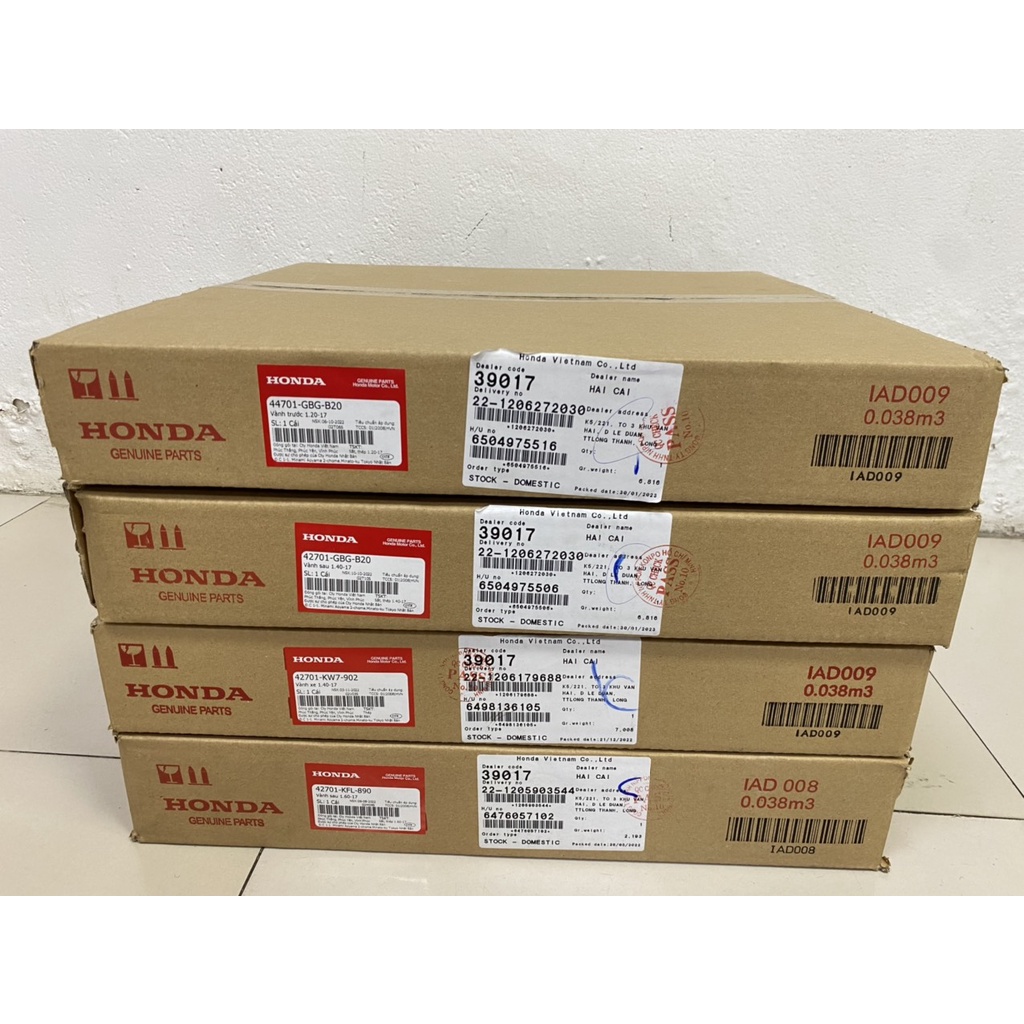 HONDA Vành Xe Trước Sau Wave @, Dream, Wave S/RS/RSX/ FUTURE 110 - 125