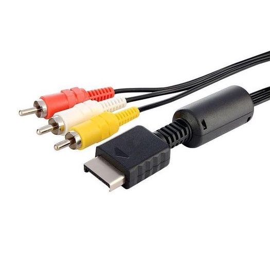 Dây Av ps1 ps2 ps3 Loại Tốt Chất Lượng Cao, Kết Nối Rõ Nét, Playstation/PS2/PSX AV to RCA