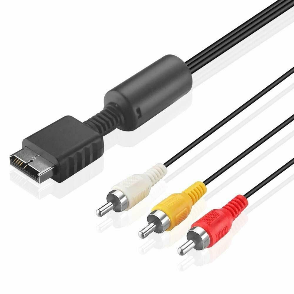 Dây Av ps1 ps2 ps3 Loại Tốt Chất Lượng Cao, Kết Nối Rõ Nét, Playstation/PS2/PSX AV to RCA