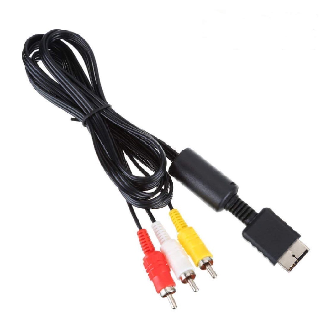 Dây Av ps1 ps2 ps3 Loại Tốt Chất Lượng Cao, Kết Nối Rõ Nét, Playstation/PS2/PSX AV to RCA