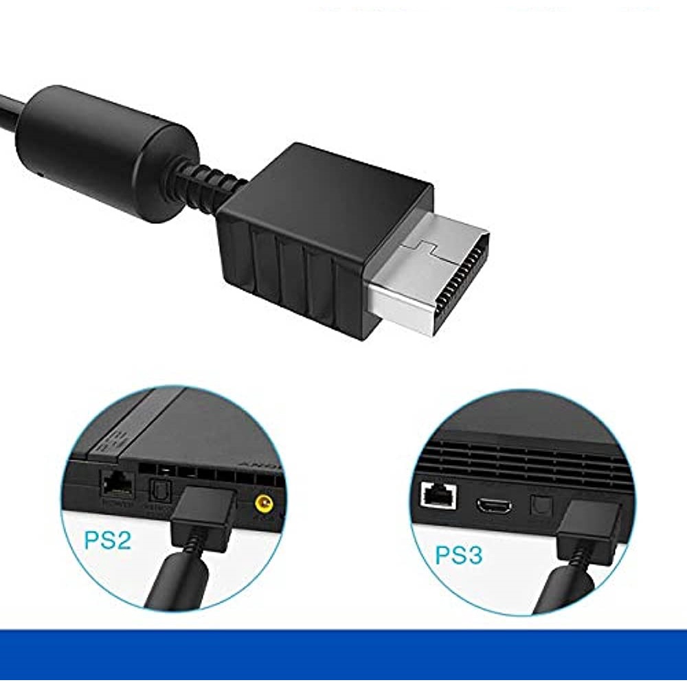 Dây Av ps1 ps2 ps3 Loại Tốt Chất Lượng Cao, Kết Nối Rõ Nét, Playstation/PS2/PSX AV to RCA