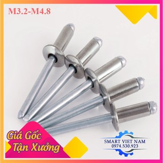 Đinh rút inox 304,Rive inox 304,Combo 10 Chiếc