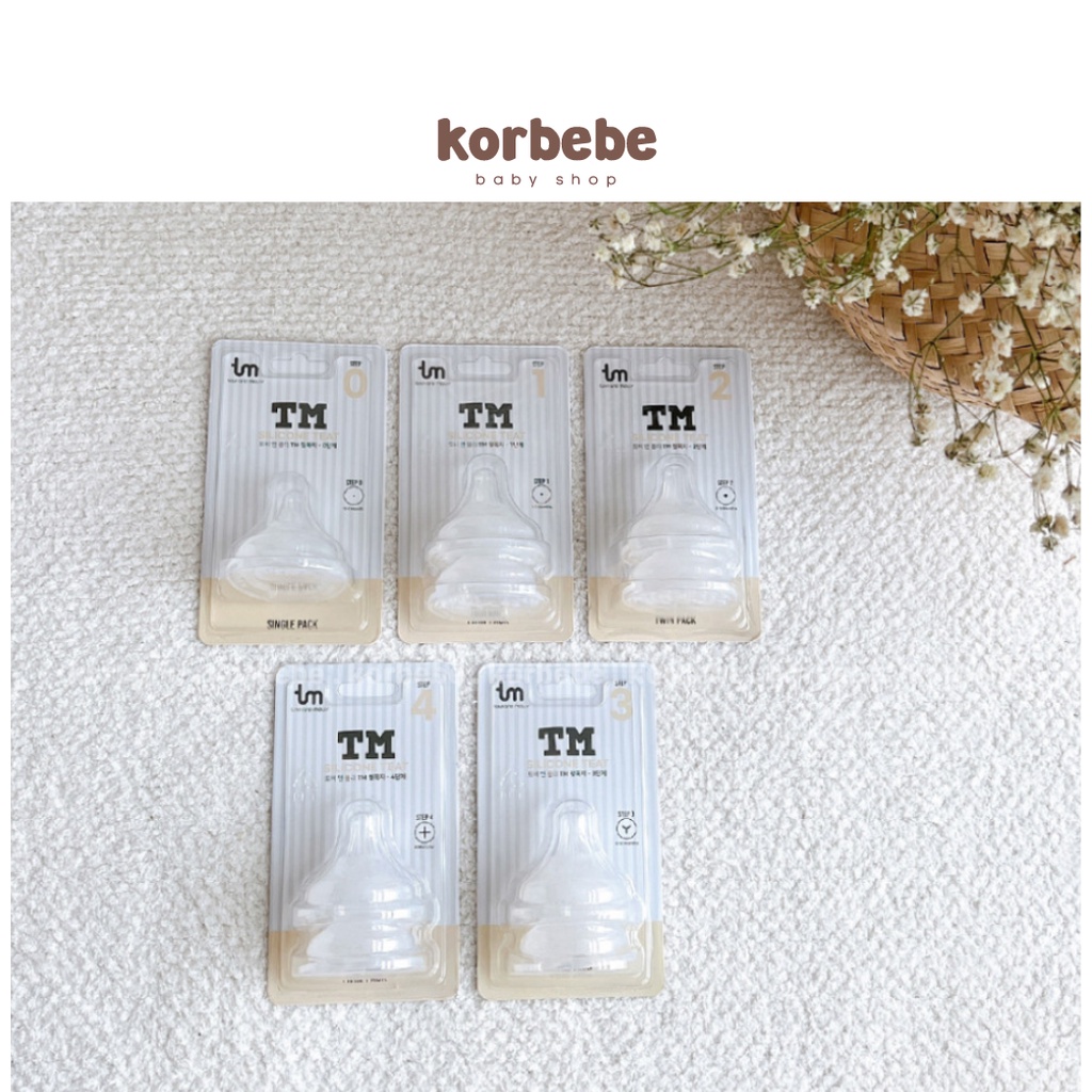 Núm ty thay thế và phụ kiện bình sữa Tovi and Molly Hàn Quốc