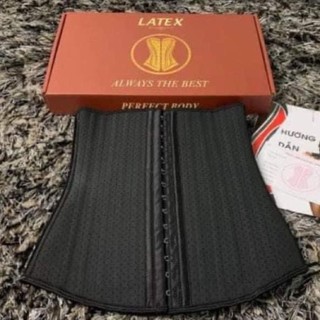 Đai latex 25 xương dài 29 cm thông hơi ) {Latex nhập khẩu chính hãng, giảm mỡ bụng}