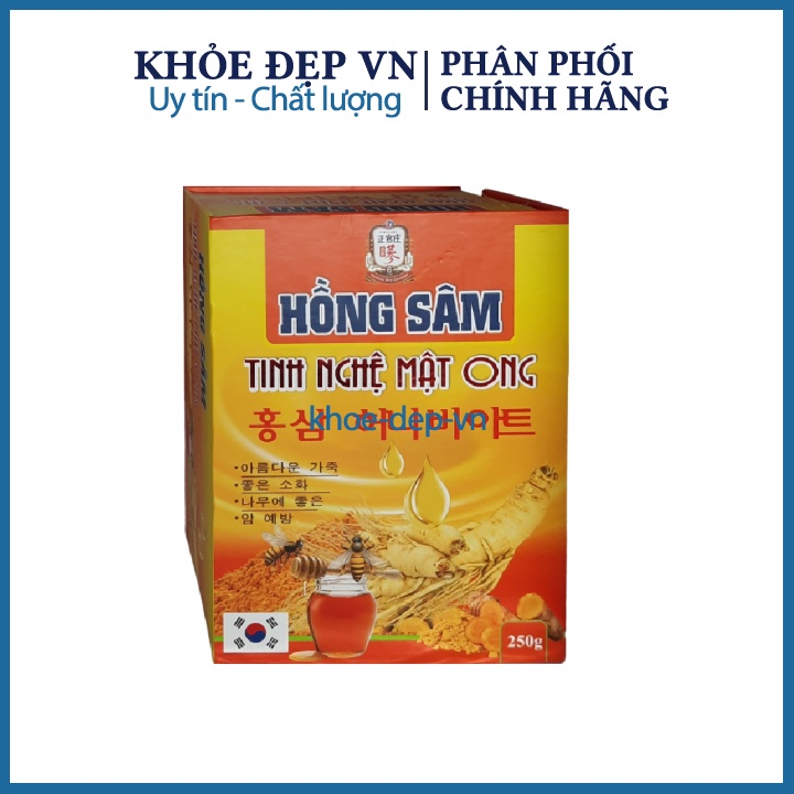HỒNG SÂM TINH NGHỆ MẬT ONG LỌ 250G – QCMAX SINOFRANCE