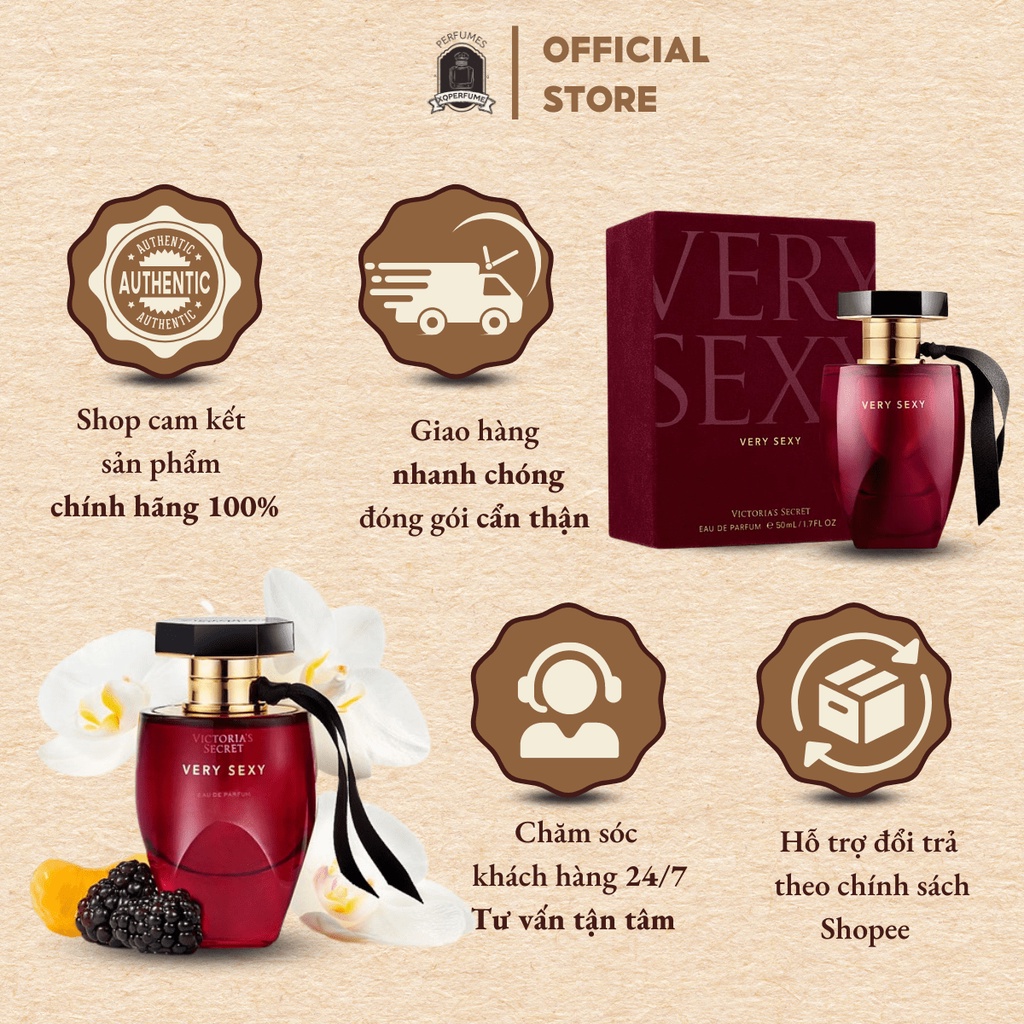 [Authentic] Nước Hoa Nữ Mẫu Thử Mini Chiết Victoria's Secret Very Sexy dùng thử chiết 10ml | BigBuy360 - bigbuy360.vn