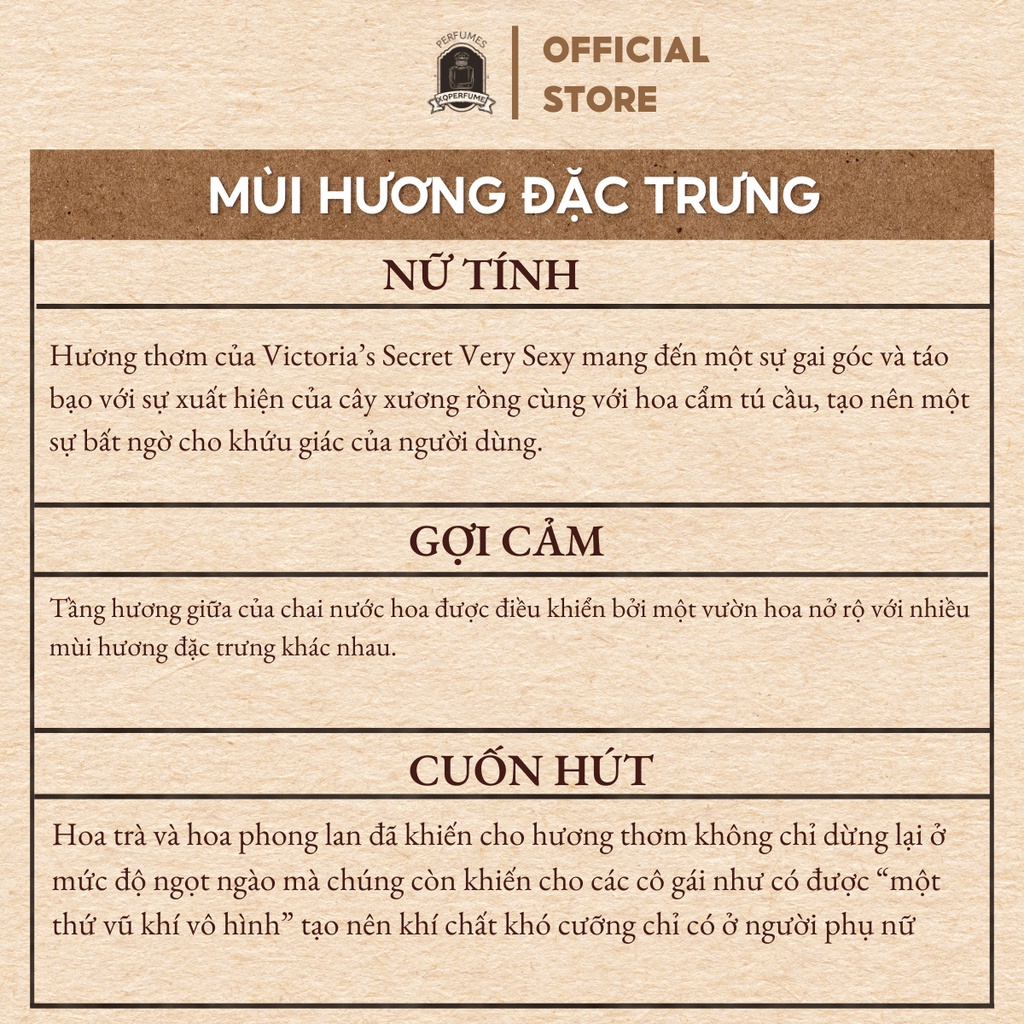 [Authentic] Nước Hoa Nữ Mẫu Thử Mini Chiết Victoria's Secret Very Sexy dùng thử chiết 10ml | BigBuy360 - bigbuy360.vn
