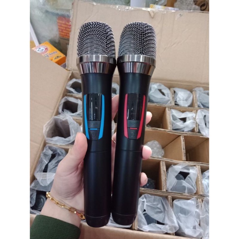 Micro Loa Kéo Sóng UHF Set mốc giới hạn mẫu mã mới Cực Hay giá rất mềm Sóng Khỏe Pin Trâu - dành cho Loa Kéo Hát Karaoke