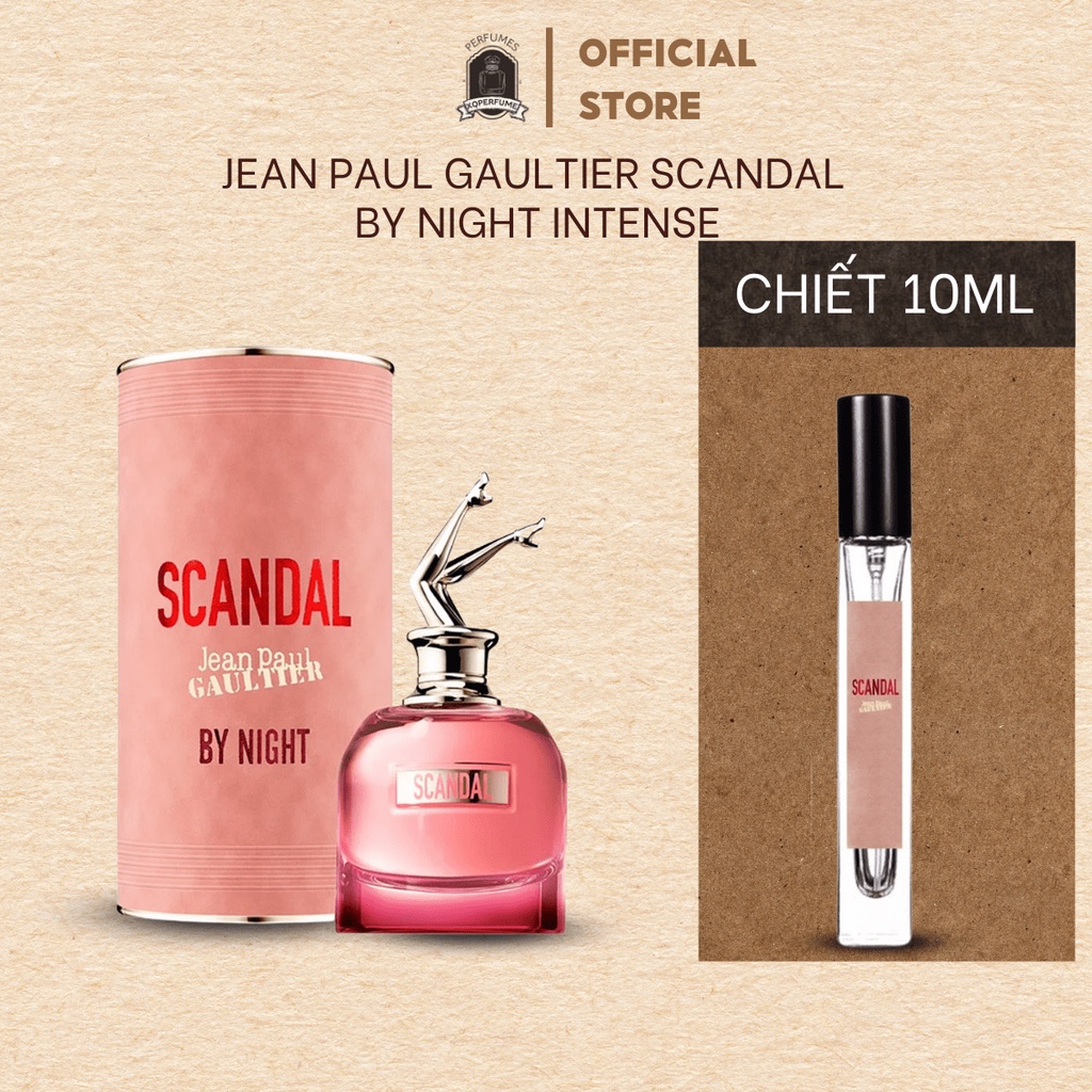 Nước Hoa Nữ Jean Paul Gaultier Scandal By Night Edp Intense Đêm Của Những Điều Ngọt Ngào Ribicosmetics [CHAI CHIẾT 10ML] | BigBuy360 - bigbuy360.vn