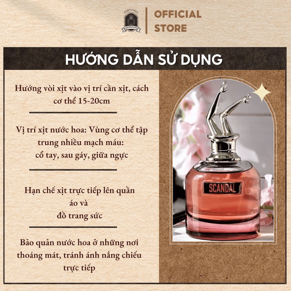 Nước Hoa Nữ Jean Paul Gaultier Scandal By Night Edp Intense Đêm Của Những Điều Ngọt Ngào Ribicosmetics [CHAI CHIẾT 10ML] | BigBuy360 - bigbuy360.vn