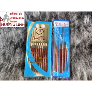 Bộ ráy tai thanh tâm cán gỗ cao cấp