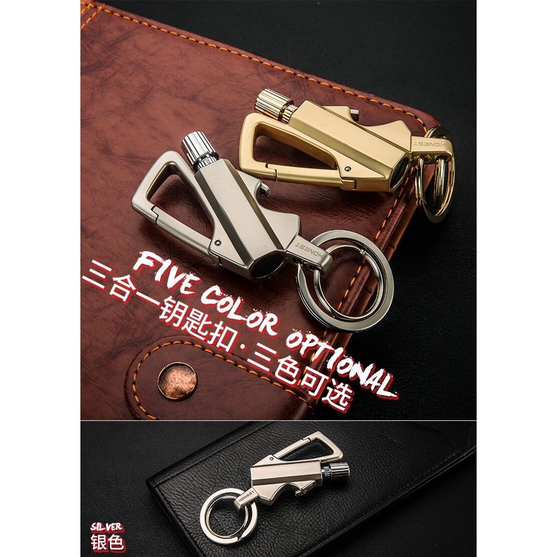 Máy đánh lửa diêm X.ăng vĩnh cửu, máy đánh lửa sinh tồn kiêm móc khoá, kiêm dụng cụ mở bia