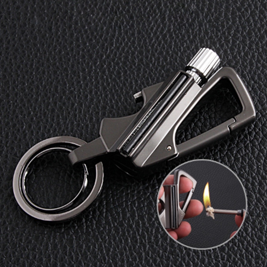 Máy đánh lửa diêm X.ăng vĩnh cửu, máy đánh lửa sinh tồn kiêm móc khoá, kiêm dụng cụ mở bia