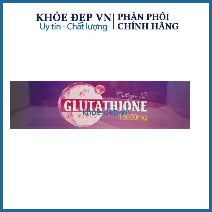 Viên  uống hỗ trợ trắng da GLUTATHIONE 16000mg mờ nám giảm tàn nhang chống lão hóa da  hộp 2 lọ 60 viên - MEDIUSA