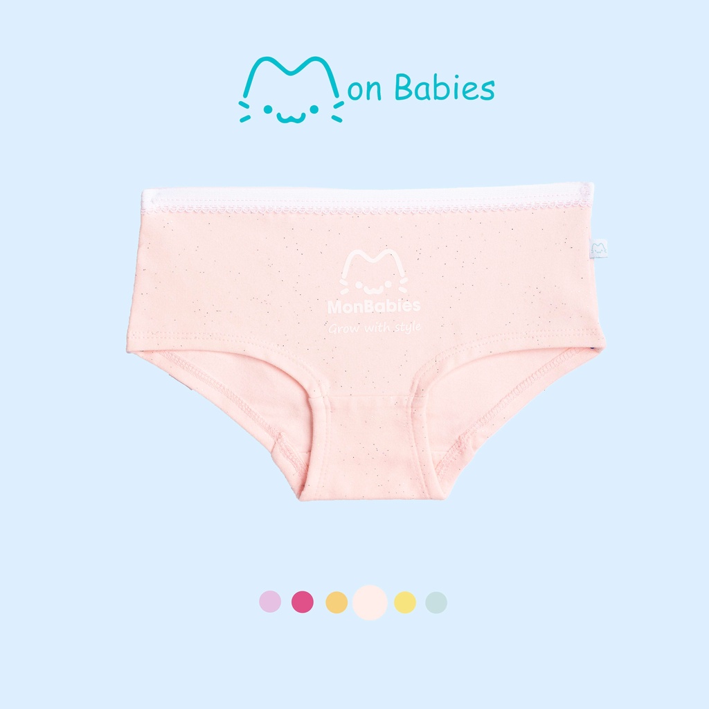 Quần chip bé gái mềm mại bằng cotton họa tiết nhiều mẫu dễ thương cho bé QCG23S06