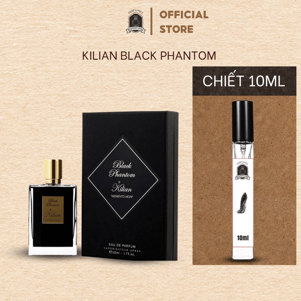 [Chính Hãng] Nước Hoa Nam Nữ (Unisex) Chiết Kilian Black Phantom Memento Mori Mẫu Thử 10ml | BigBuy360 - bigbuy360.vn