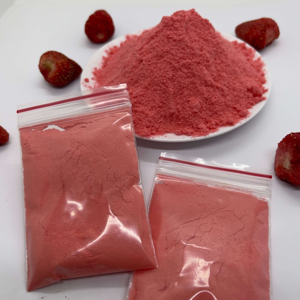 Bột Dâu Tây Nguyên Chất Dùng Pha Trà Sữa, Làm Bánh, Kẹo Nougat