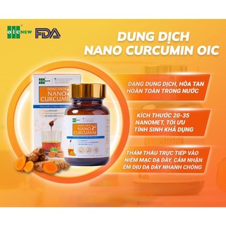 [Tinh nghệ Nano Curcumin OIC dạng dung dịch 50ml]