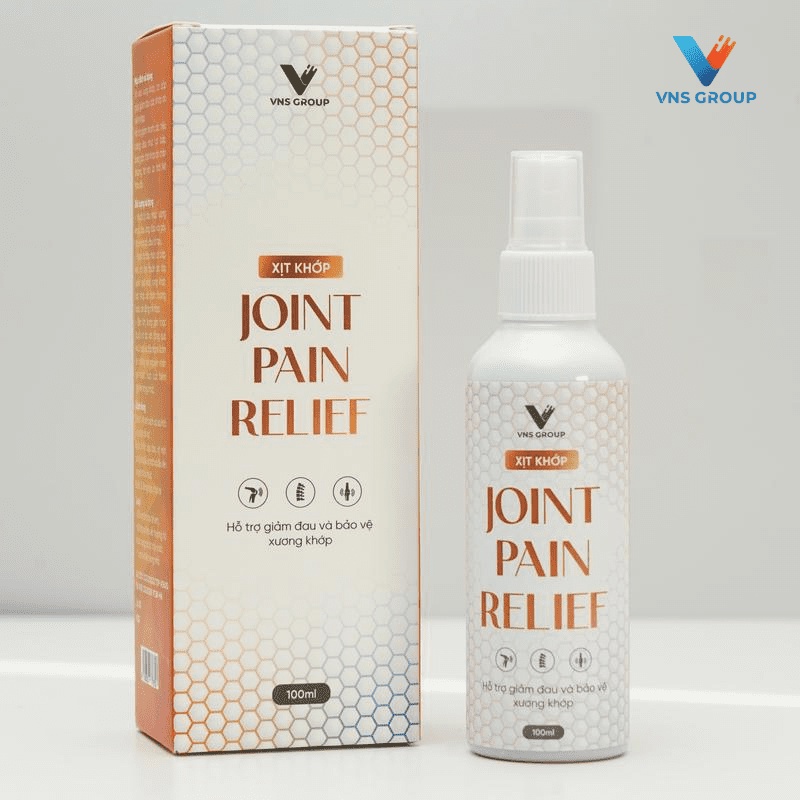 Xịt khớp Joint Relief Plus hỗ trợ giảm đau nhức xương khớp VNS Group 100ml