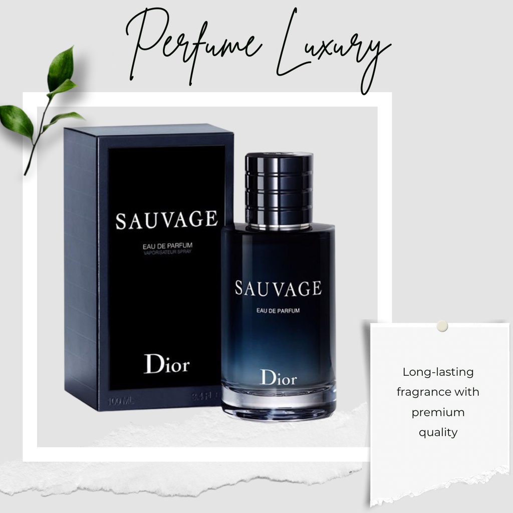 Nước hoa nam cao cấp chính hãng Di.or SAU.VAGE EDT, dầu thơm lâu nam tính mạnh mẽ cuốn hút 100ml