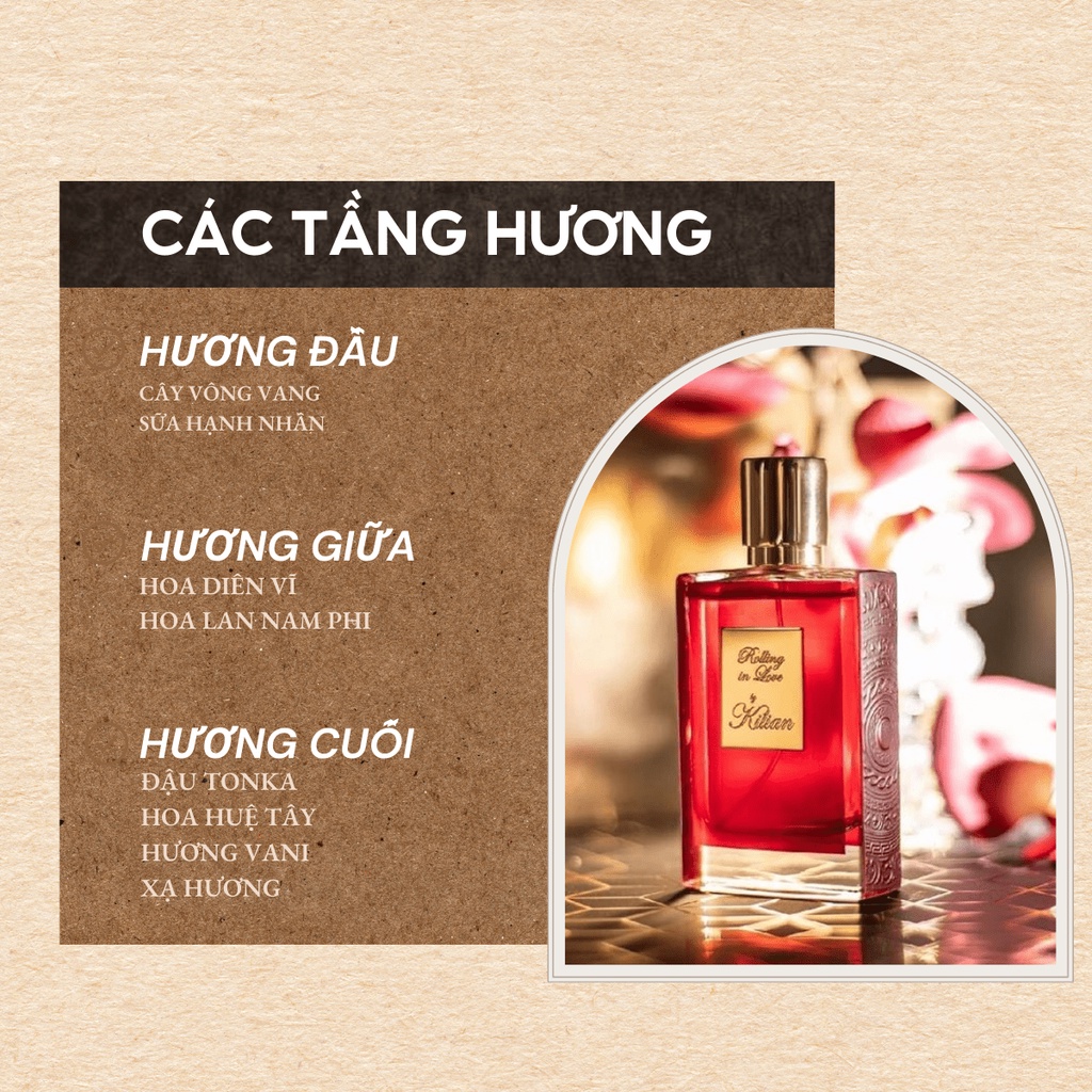 [AUTH] Nước Hoa Nữ Chiết Mini Dùng Thử Kilian Rolling In Love Chiết 10ml | BigBuy360 - bigbuy360.vn