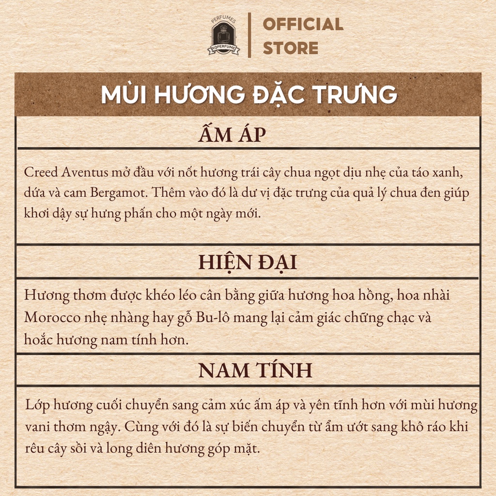 Nước hoa Nam Chiết Mini Creed Aventus chai chiết 10ml thơm lâu quyến rũ | BigBuy360 - bigbuy360.vn