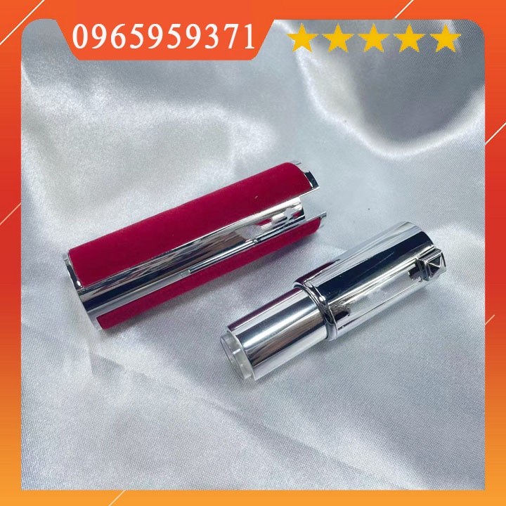 Vỏ son thỏi đỏ phủ nhung cao cấp khuôn 12.1mm