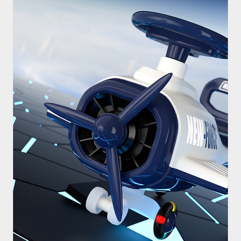 Xe chòi chân cho bé, xe lắc có nhạc cho bé mô hình máy bay cao cấp chống ồn chịu tải cao