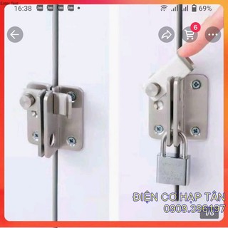 Chốt cửa inox 304 khóa gài cây gạt inox – tiện dụng