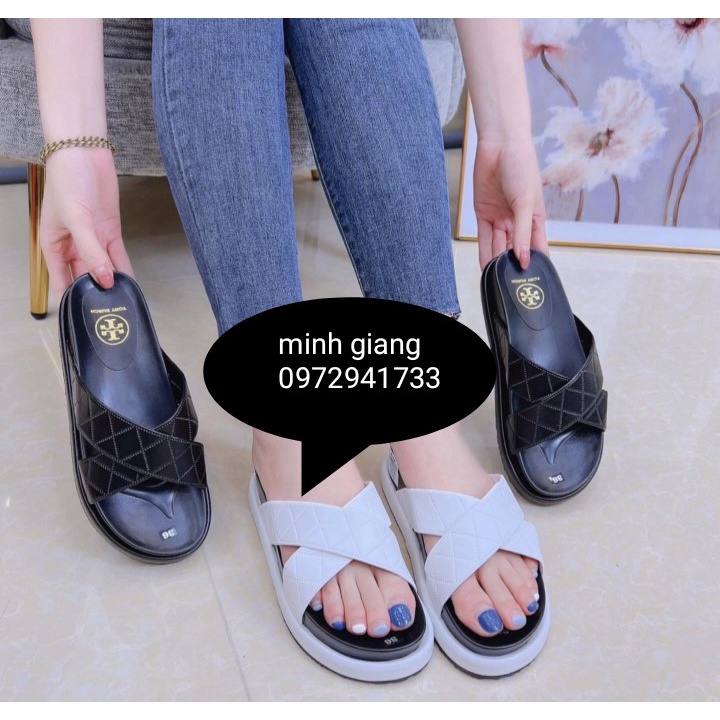 DÉP LÊ QUAI NGANG ĐỘN ĐẾ CAO 3CM, 5CM XUỒNG THỜI TRANG HOT TREND