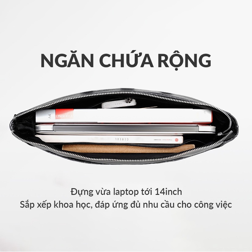 Túi laptop cao cấp GUBAG cho dân công sở, có dây đeo chéo tiện lợi, máy tính văn phòng 13 14 15,6inch