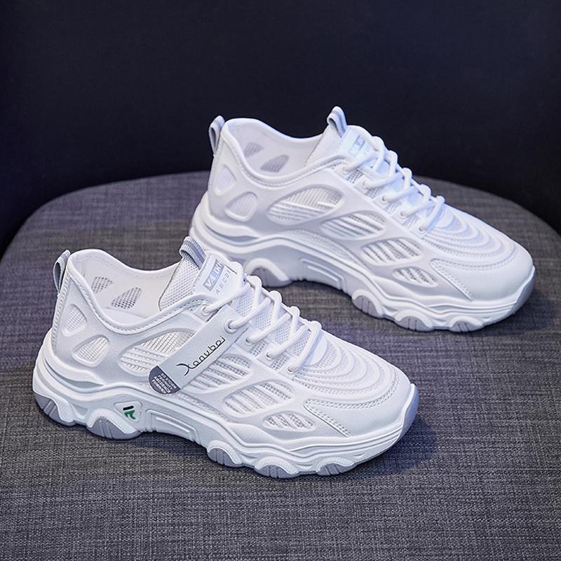 Giày Thể Thao Nữ Trắng Phối Lưới Cực Mát - Shop Hùng Phát