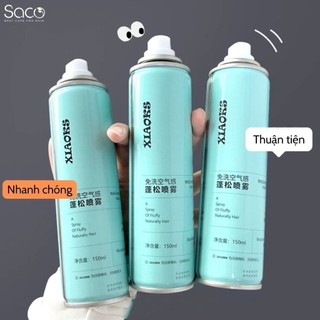 Dầu gội khô cấp tốc Xiaoks dạng xịt tạo phồng sạch tóc và giữ nếp Chai 150ml