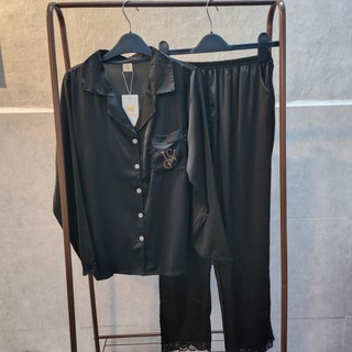 pijama, bộ mặc nhà lụa mịn tơ tằm cao cấp ép đá 2ce